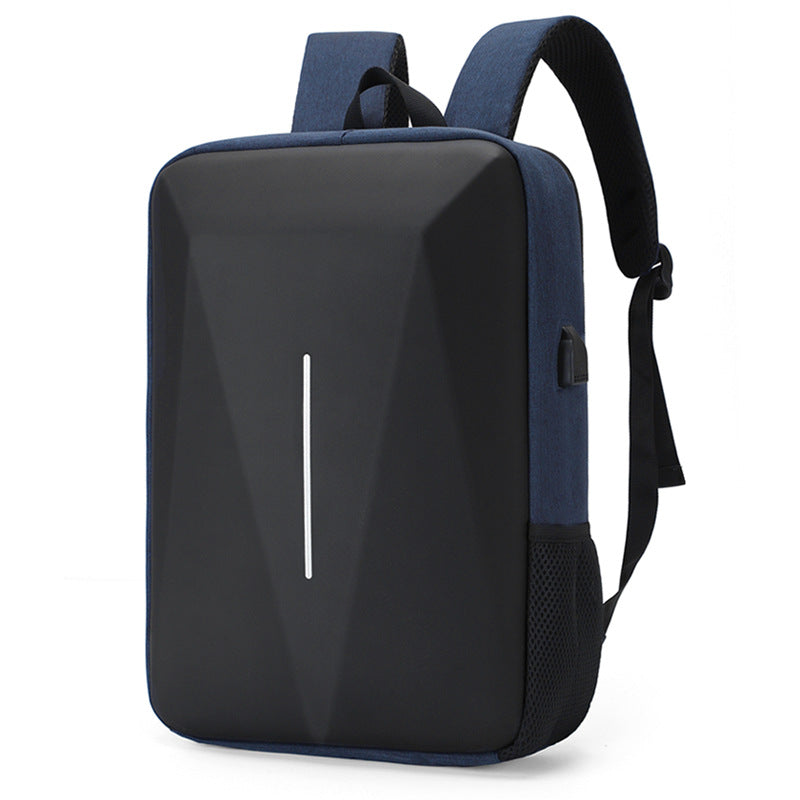 Men's Hard Waterproof Rucksack Password Burden Reduction Backpacks