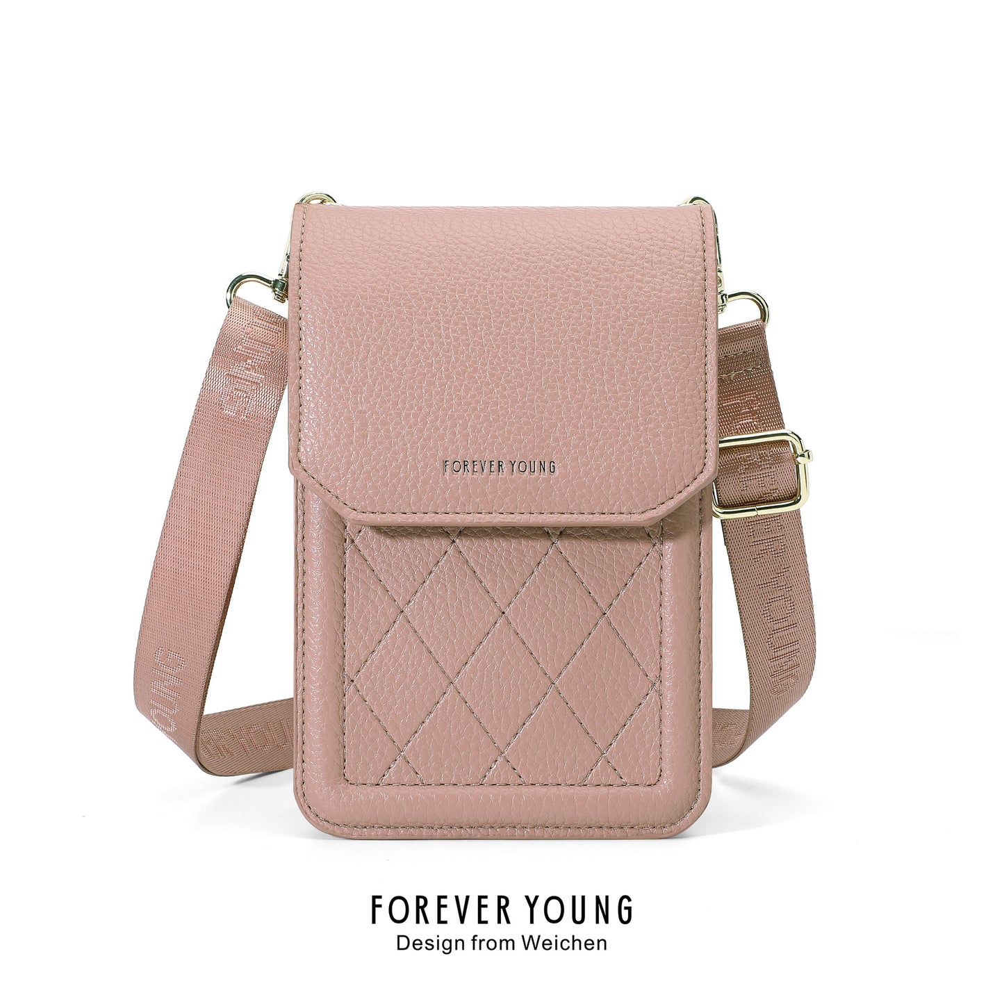 Exquisite Fashion Design Plaid Mobile Female Phone Bags