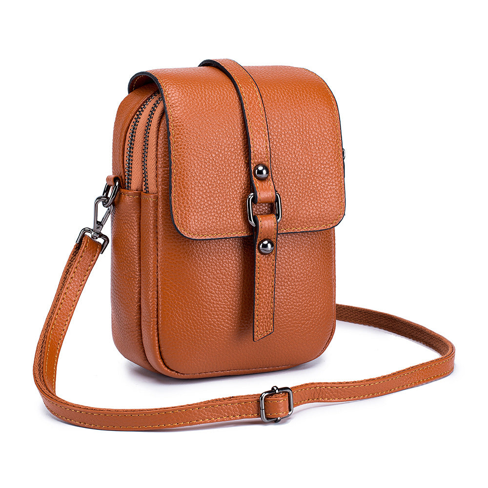 Women's Leather Mini Summer Fashionable Fashion Cattlehide Crossbody Bags