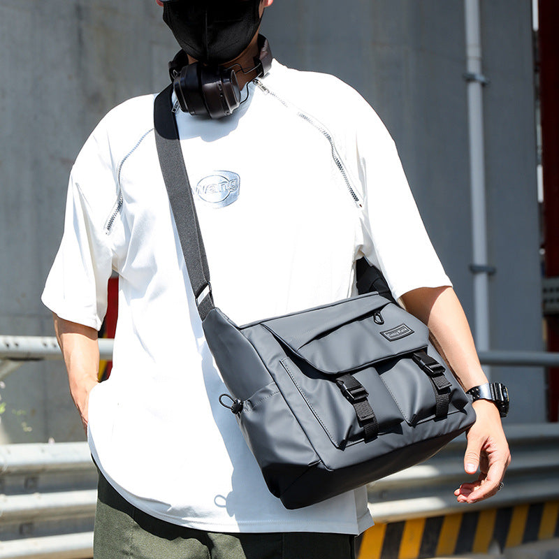 Men's Fashion Tooling Style Leisure Commute Large Men's Messenger Bags