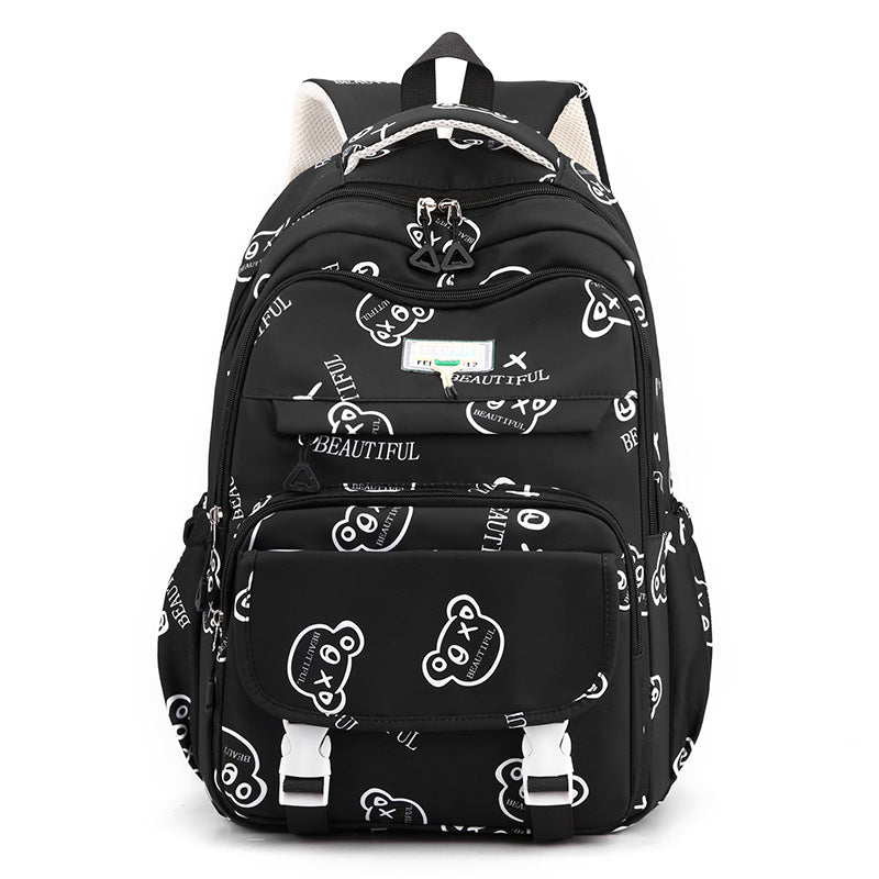 Female Cute Printing Large Capacity Leisure Backpacks