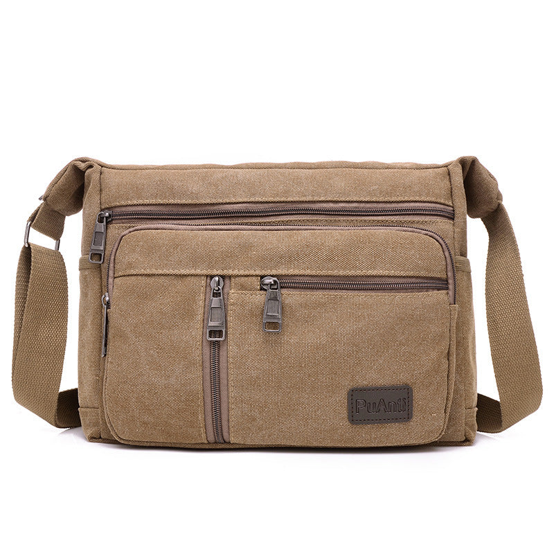 Men's New Canvas Large Capacity Versatile Men's Messenger Bags