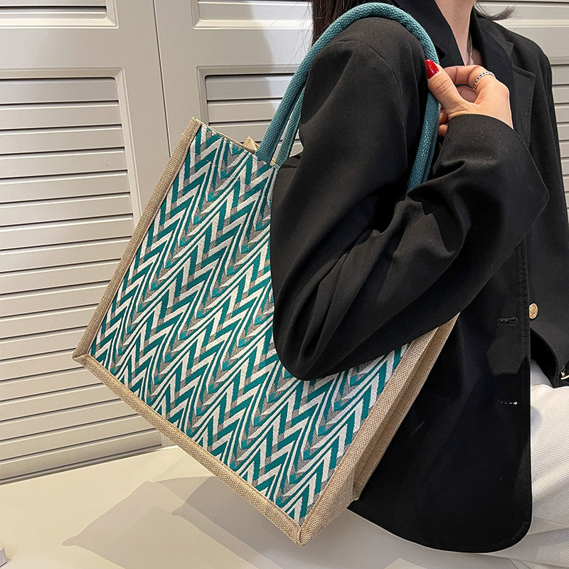 Large Capacity Canvas Class Commuter Fashion Tote Bags