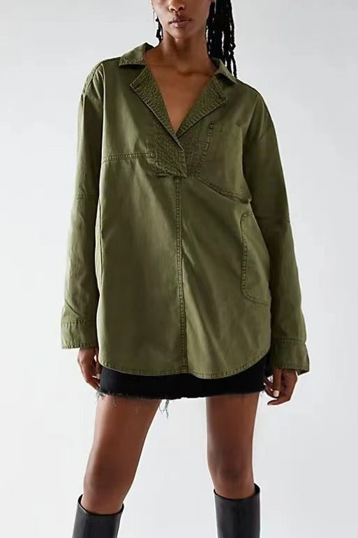 Classic Denim Long-sleeved Fashion Design Casual Jackets