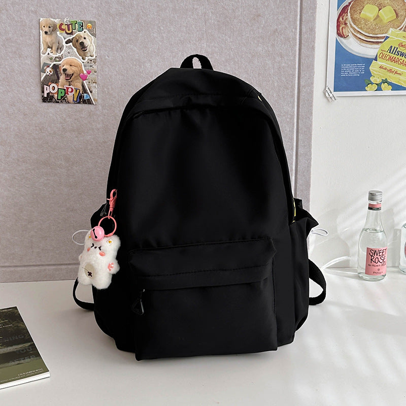 Style Simple Lettered Sweet Fresh Junior Middle School Students' Schoolbags