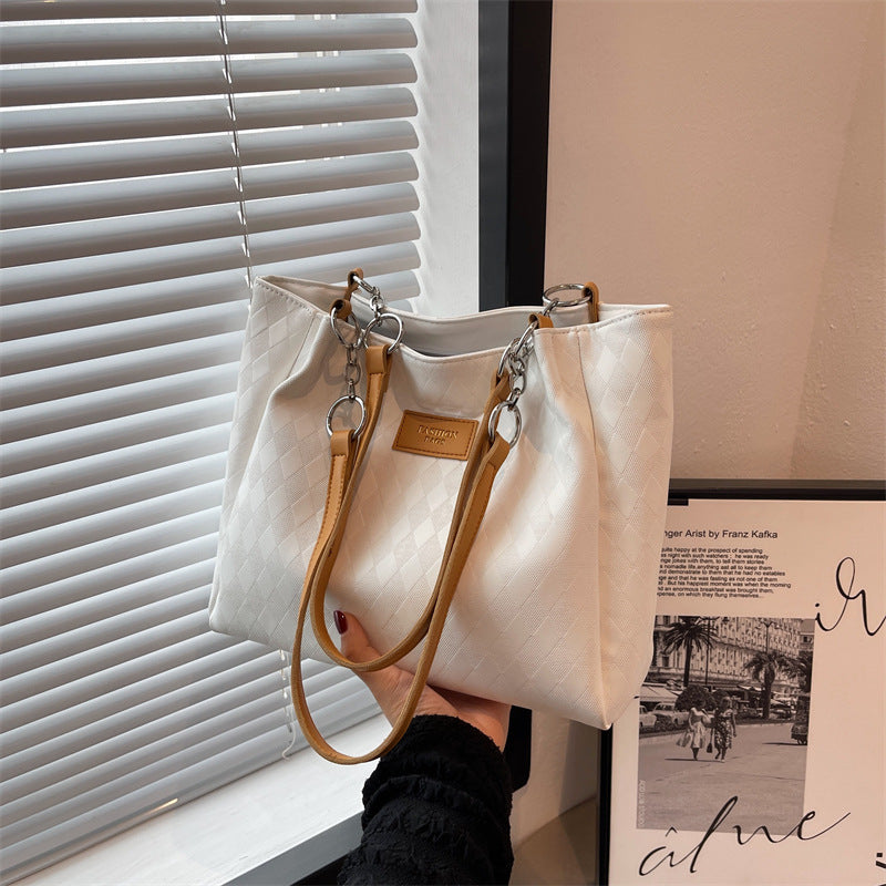 Women's Spring High Sense Niche Trend Commuter Large Tote Bags