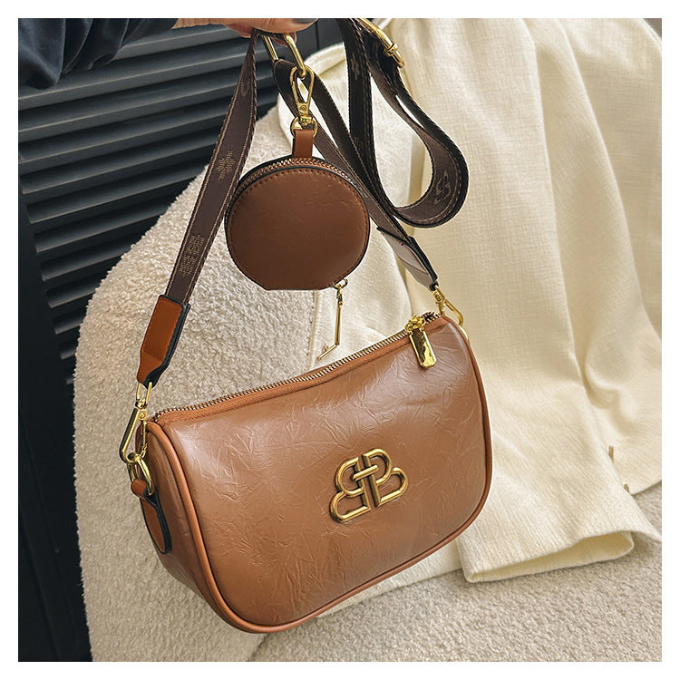 Women's Korean Style Fashion Winter High-grade Vintage Shoulder Bags