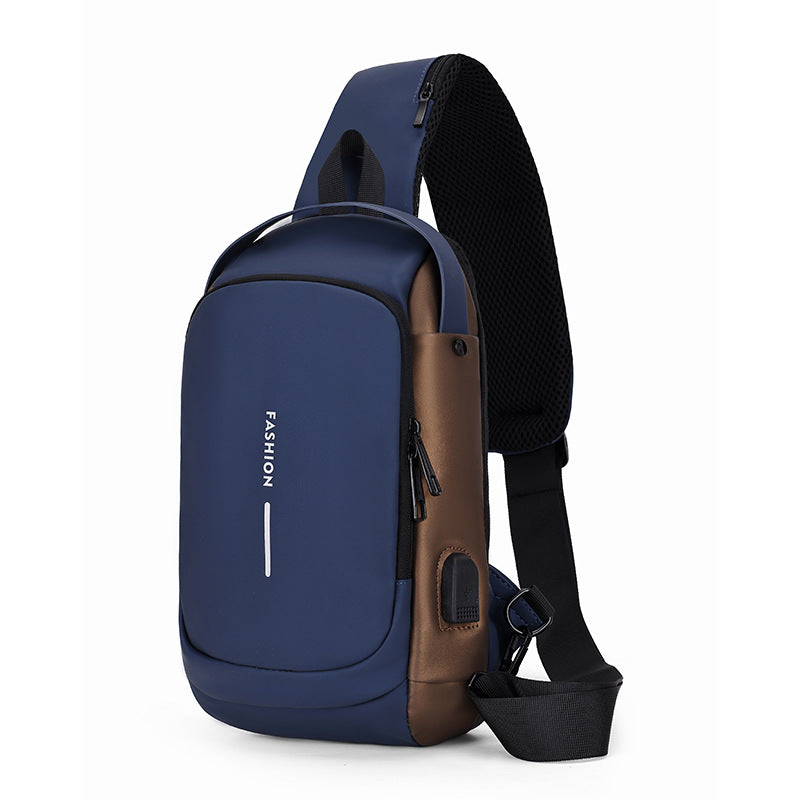 Men's Unique Pretty Attractive Durable Password Men's Chest Bags