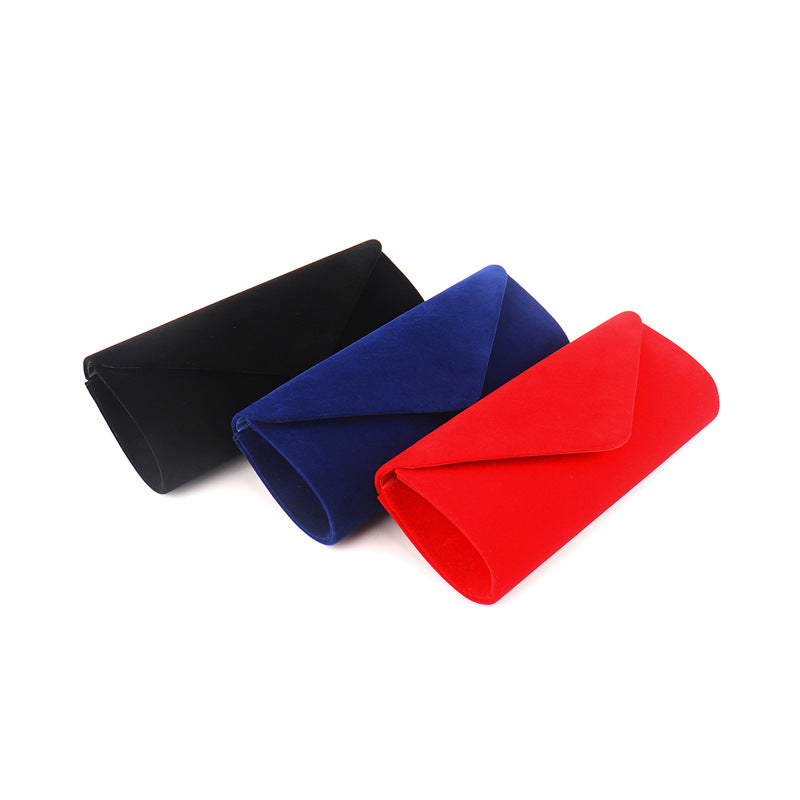 Women's Vintage Suede Dinner Wedding Clutch Fashion High Quality Handbags