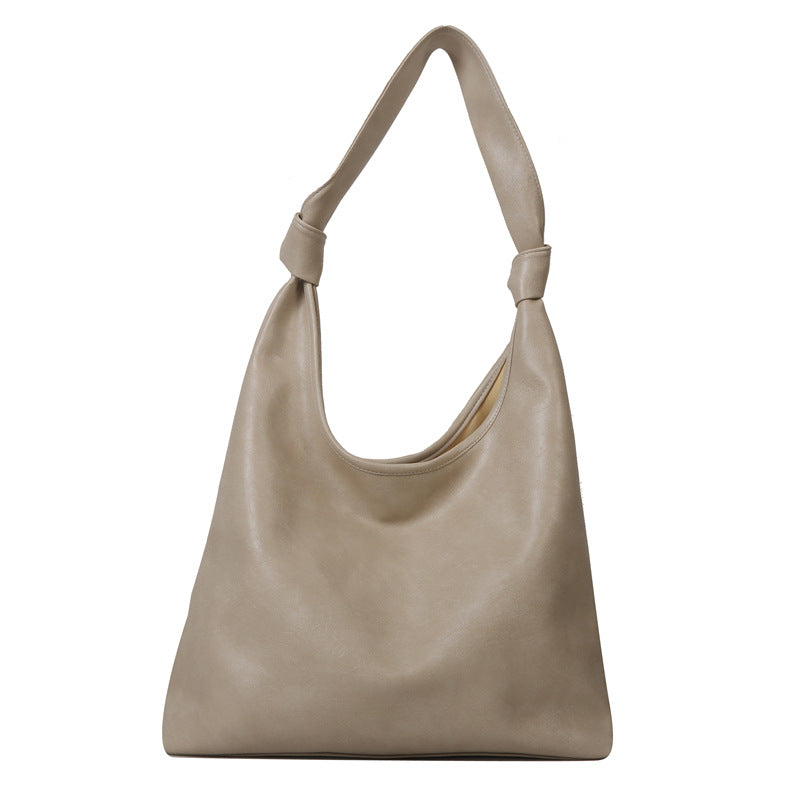 Women's Large Capacity Retro Texture Class Commuter Shoulder Bags