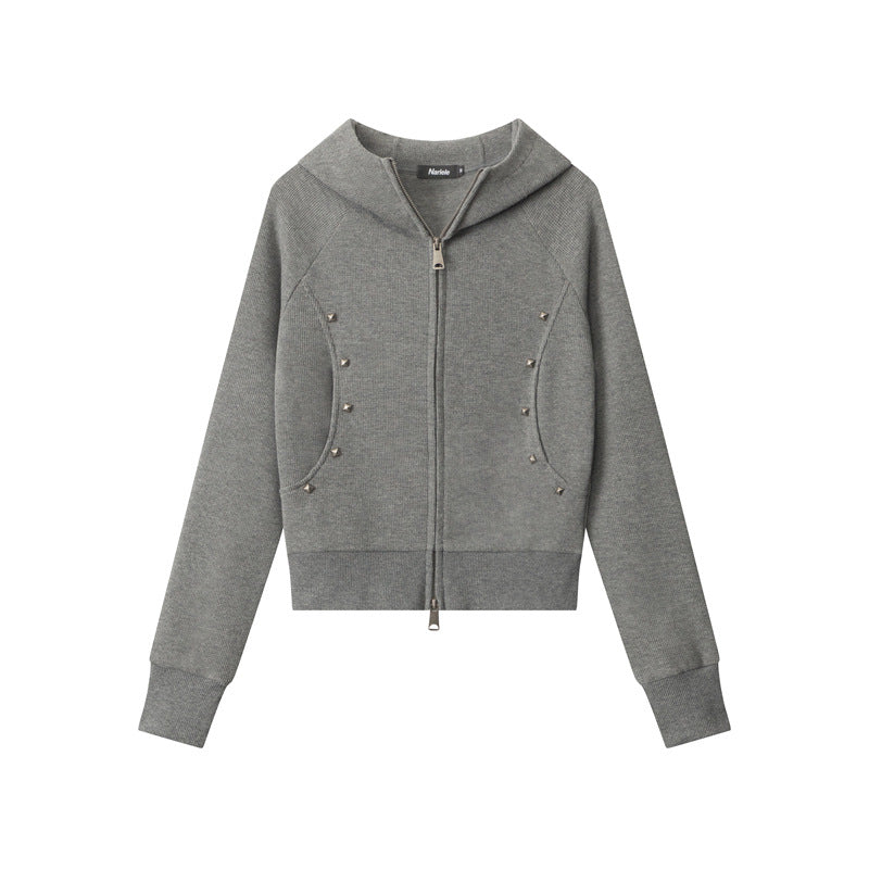 Women's Innovative Hoodie American Double Zipper Sweaters