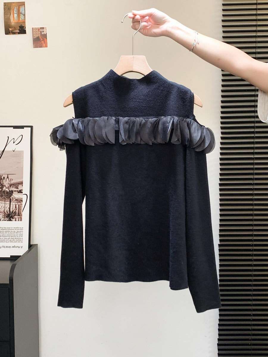 Women's Style Inner Wear Knitted Bottoming Shirt Versatile Knitwear
