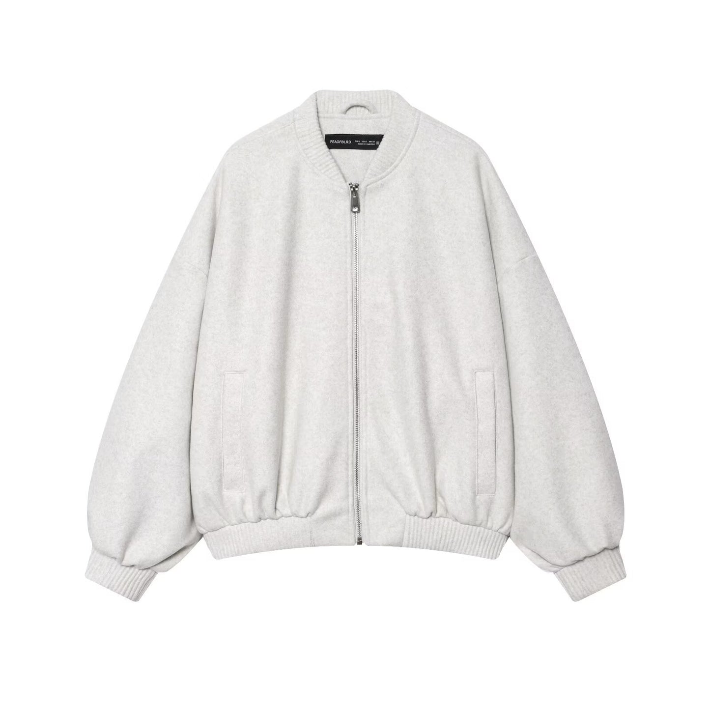 Women's Fashion Casual Stand Collar Soft Loose Coats