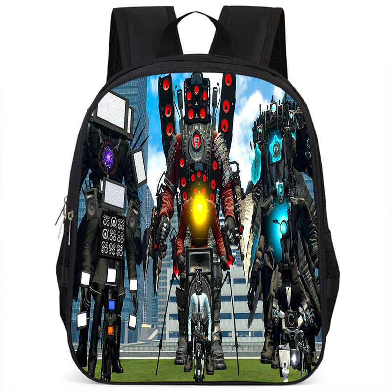 Electric Drill Red Lotus Monitor Inch Backpacks