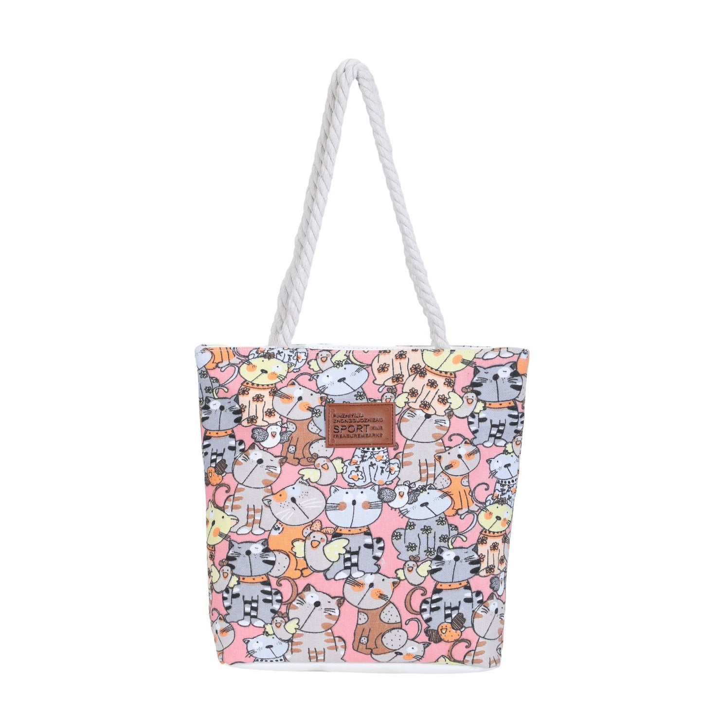Women's Simple Canvas For Lunch Box Commuter Shoulder Bags