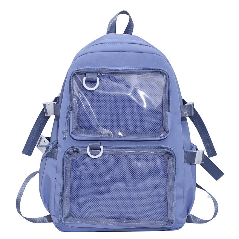 Transparent College Daily Female Campus Minimalist Backpacks