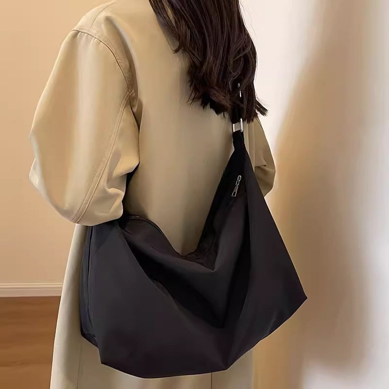 Female Versatile Large Capacity Canvas Lady Commute Crossbody Bags