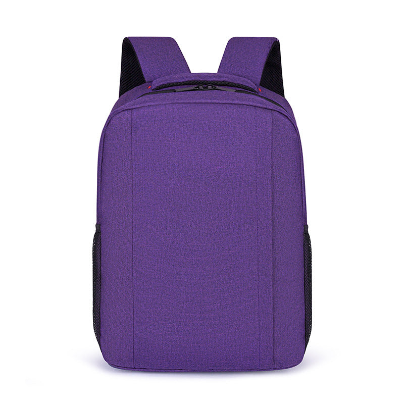 Men's Fashion Solid Color Large Capacity High-grade Backpacks