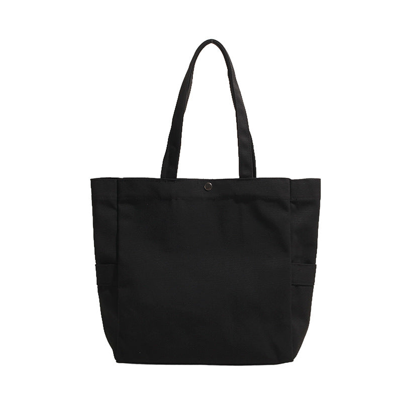 Women's Canvas Shopping Tuition Korean Style Tote Bags