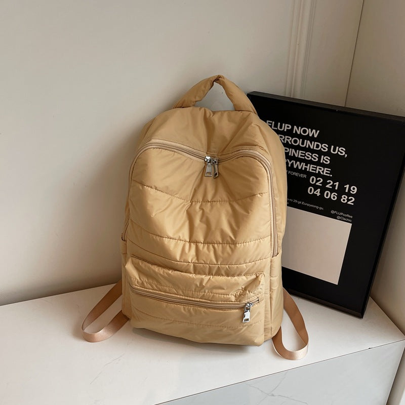 Cotton Jacket Fashionable Simple Large Capacity Backpacks