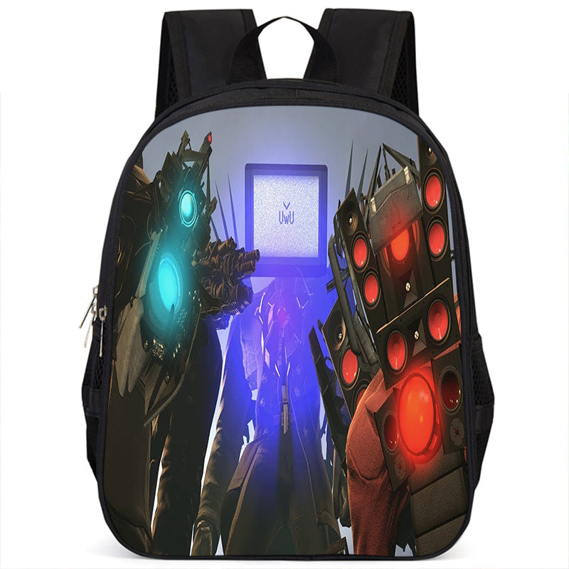 Electric Drill Red Lotus Monitor Inch Backpacks