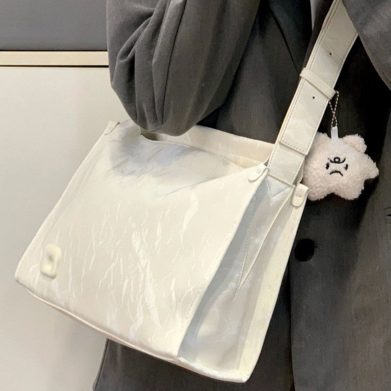 High Stylish Textured Large Capacity Class Underarm Tide Leisure Shoulder Bags