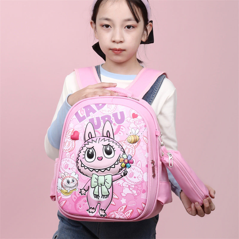 Automobiles Curtain Cloth Korean Style Large Kindergarten School Bags