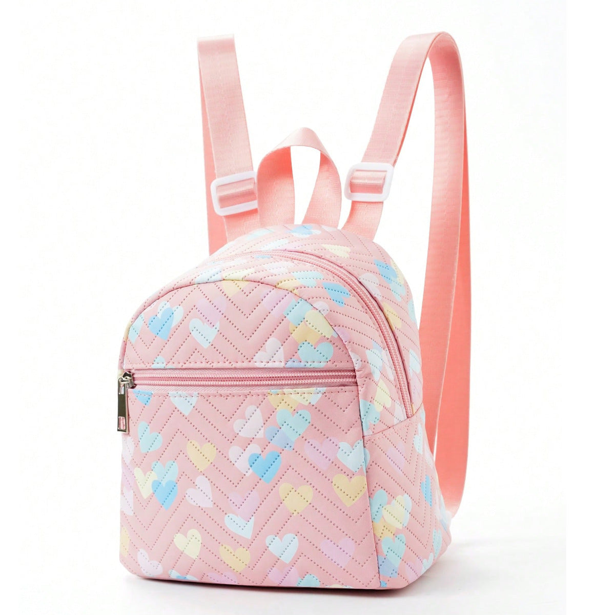 Women's Rainbow Quilted Mini Fashion High-grade Backpacks