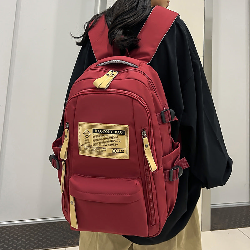 Women's Korean Style High College Simple Fashion Backpacks