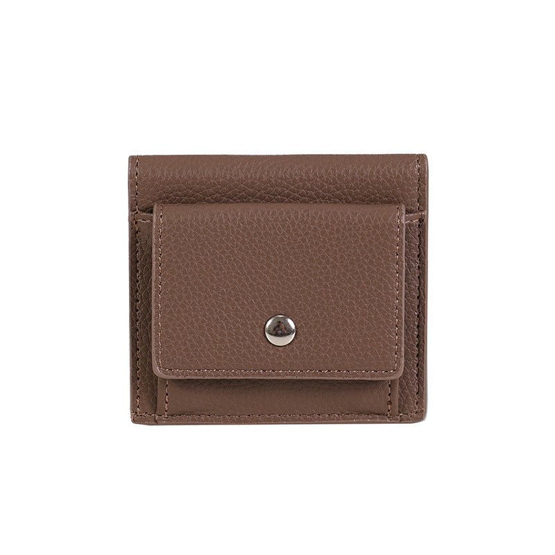 Women's Two-fold High-grade Short Thin Mini Simple Ladies Wallets