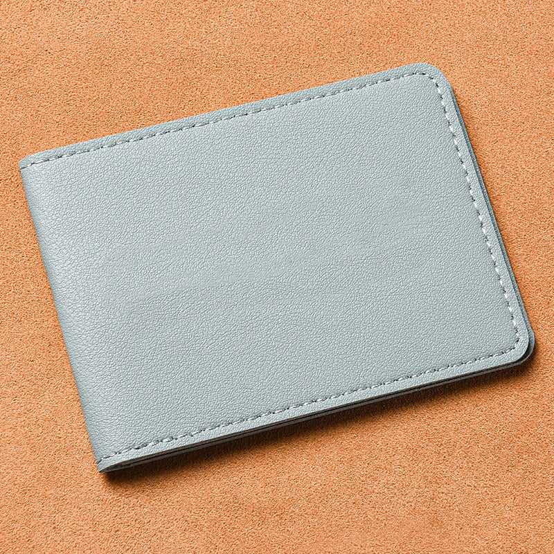 Blank Color Driving License Leather Protective Id Package