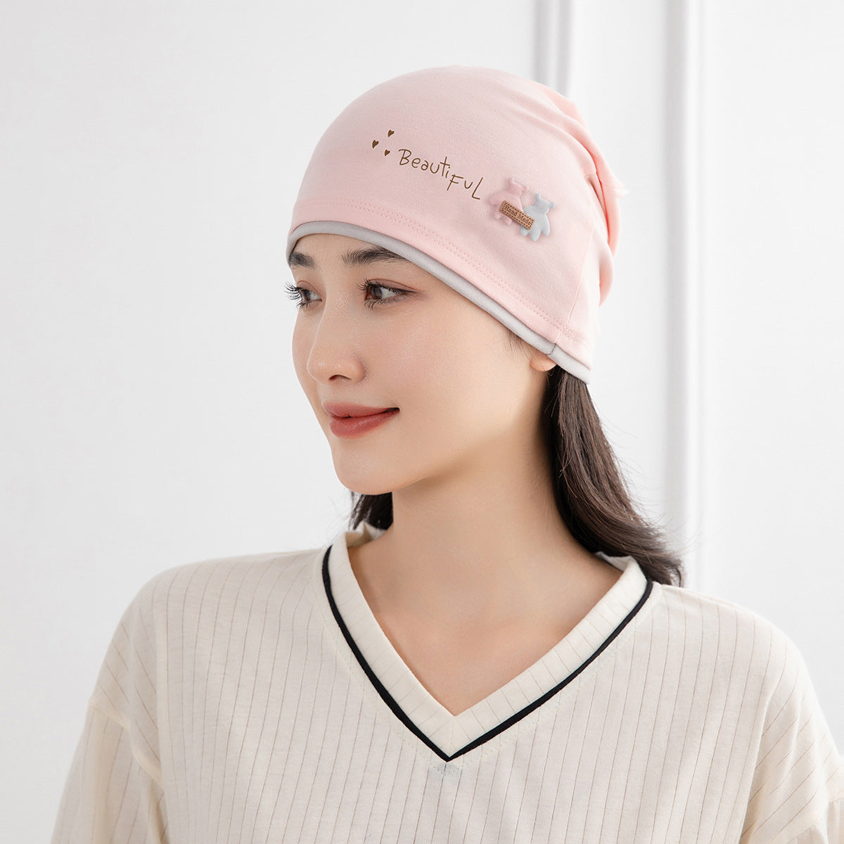Confinement Cap Printed Hat Headscarf Cotton Bags