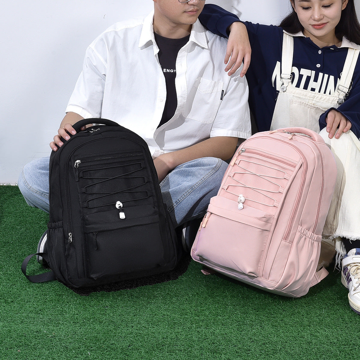 Large Capacity Simple Trendy Unisex College Backpacks