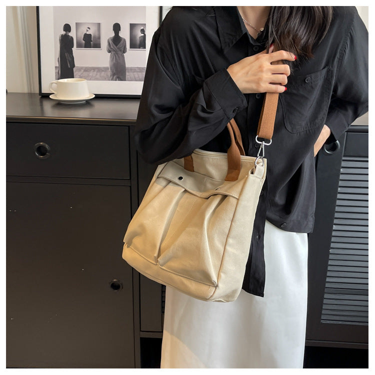 Fashion Canvas Christmas Portable Versatile Korean Style Tote Bags