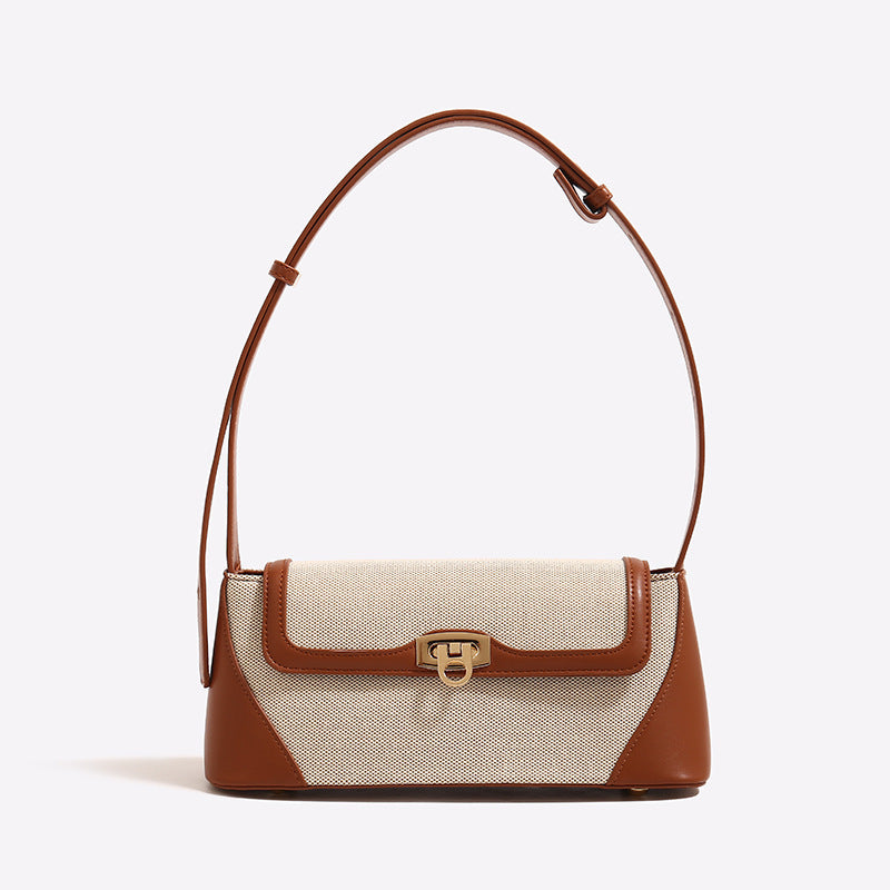 Women's Summer Retro Light Luxury Minority French Shoulder Bags