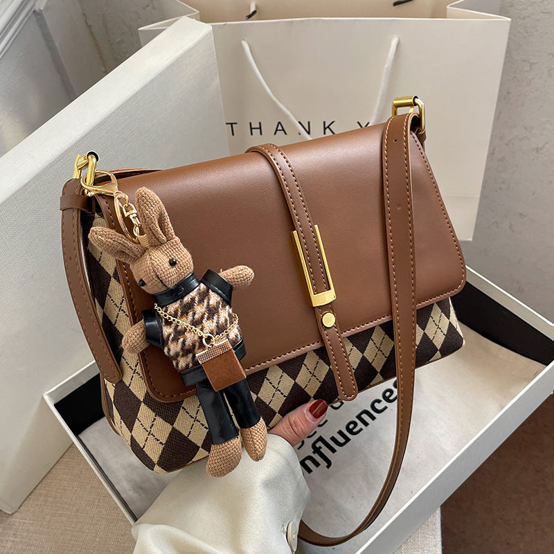 Women's Large Capacity Fashionable Niche High-grade Western Crossbody Bags