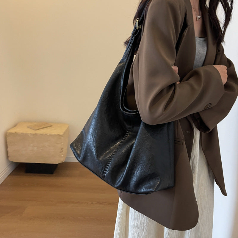 Women's Retro Underarm Super Popular One High Sense Tote Bags