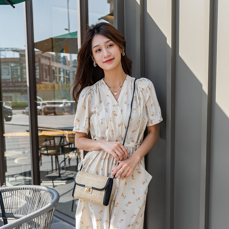 Women's Glamorous Comfortable Popular Innovative Straw Crossbody Bags