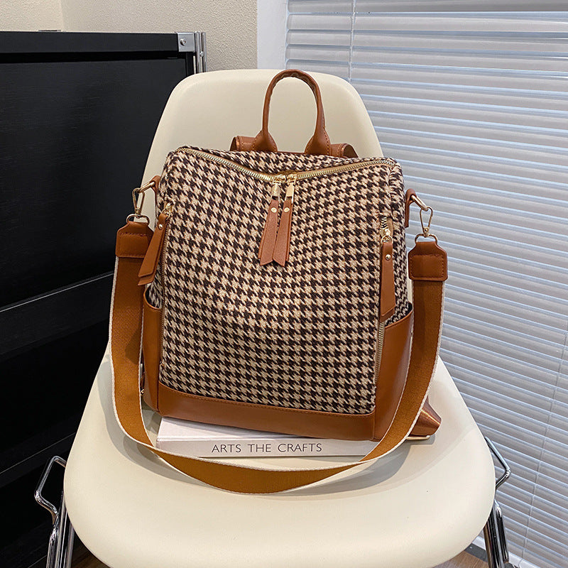 Women's American Style Trend Niche Design Large Backpacks