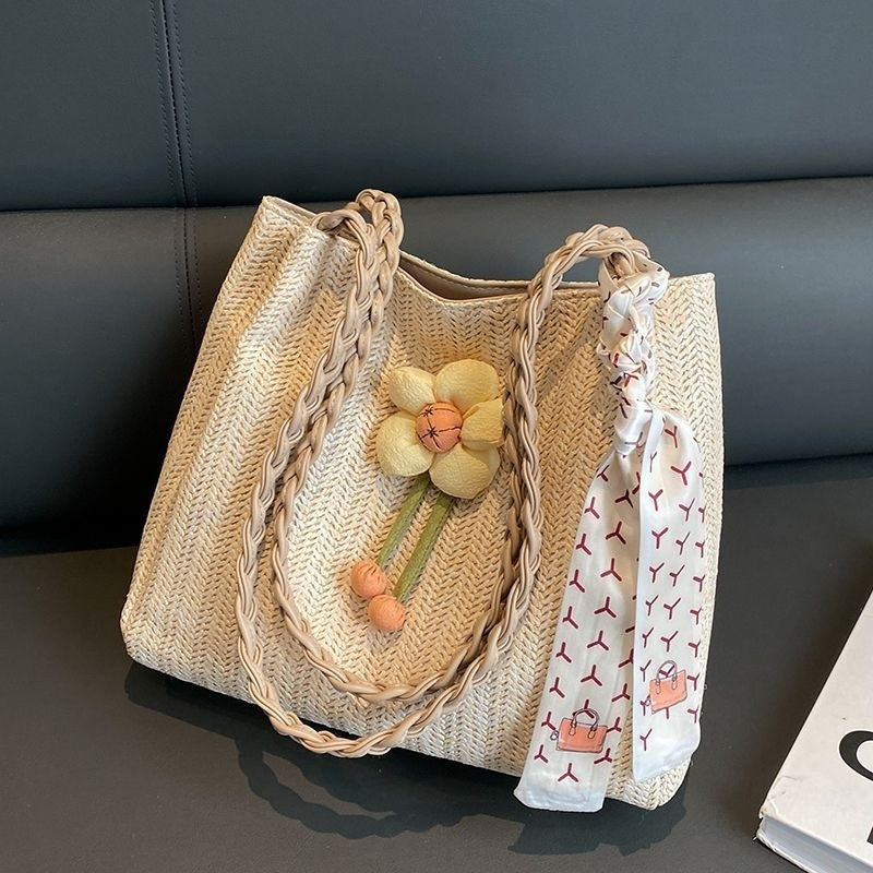 Women's Classy Unique Fashionable Woven Winter Shoulder Bags