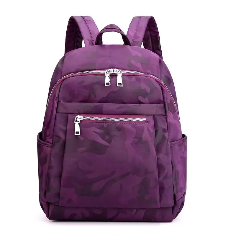 Women's Oxford Cloth Fashionable Korean Style Mom Simple Backpacks