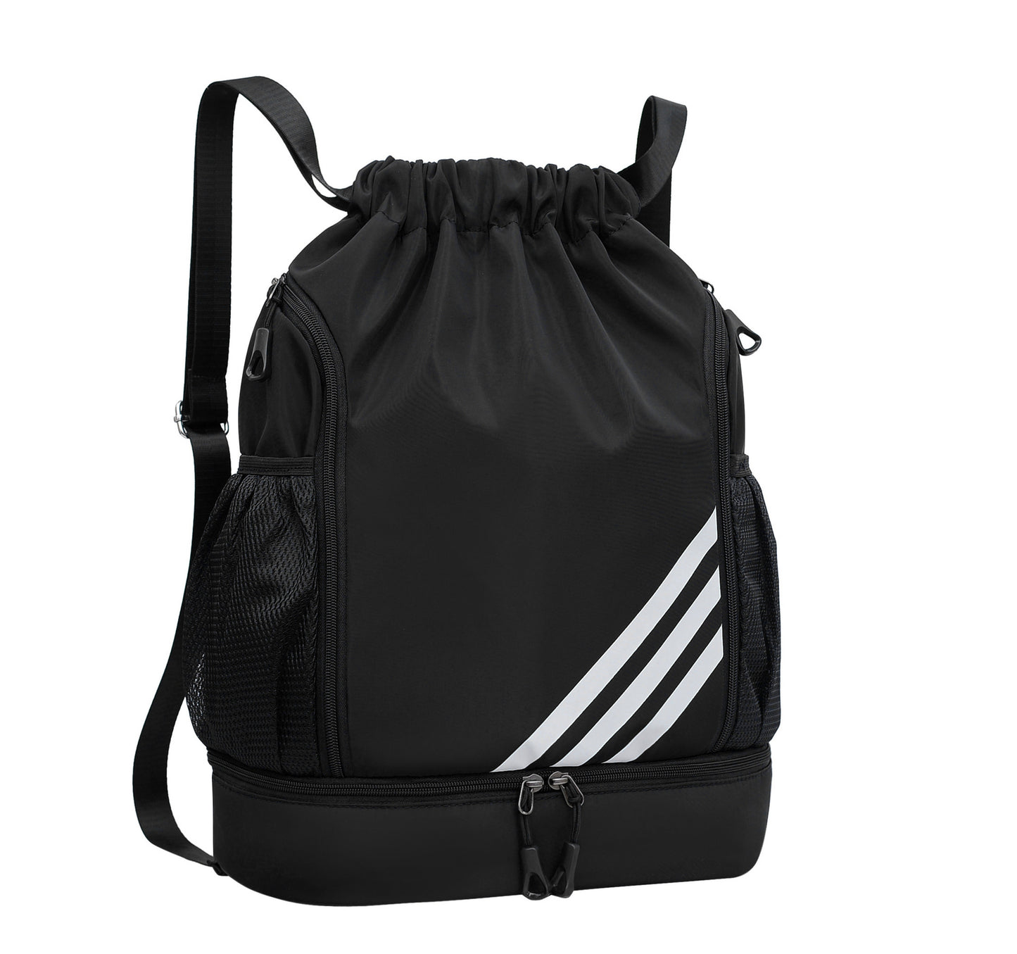 Men's Drawstring Pocket Leisure Large Capacity Folding Backpacks