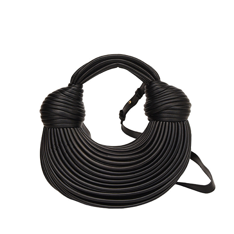 Women's Creative Noodles Niche Hand-woven Bread Underarm Arm Bags