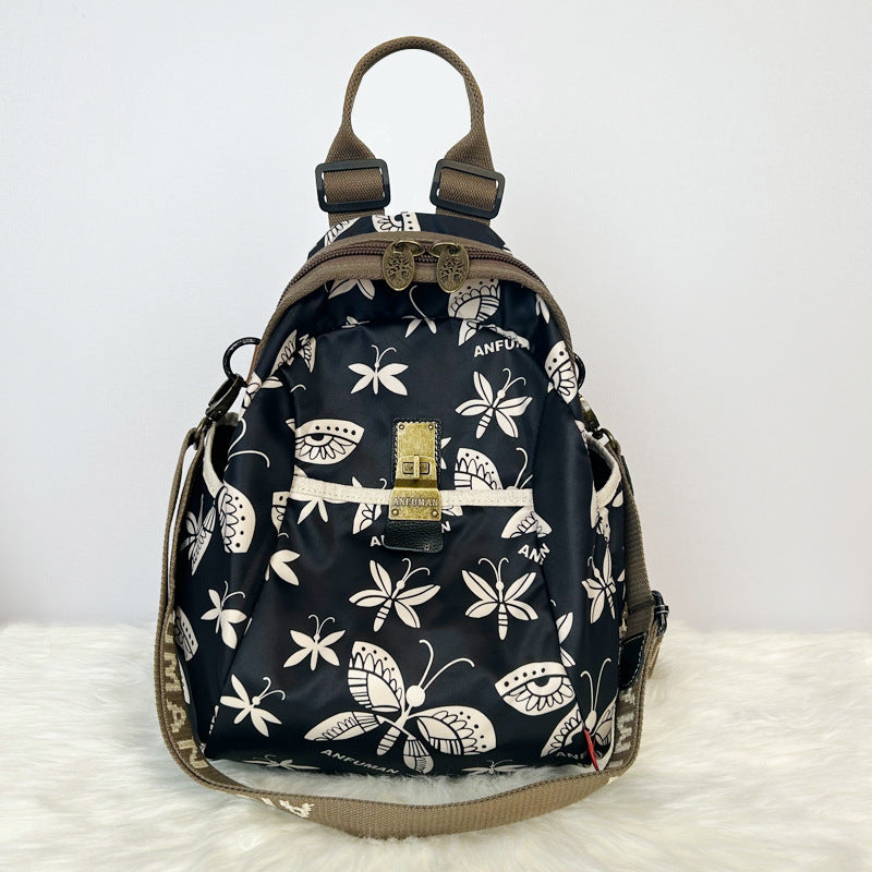 Women's Ethnic Style Waterproof Oxford Cloth Backpacks