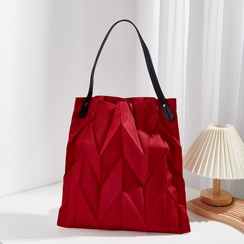 Trendy Design Geometric Canvas Large Capacity Bags