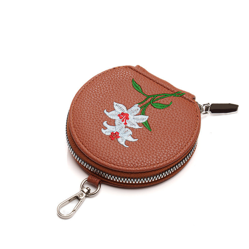 Women's Unique Large Capacity Embroidered Mobile Phone Bags