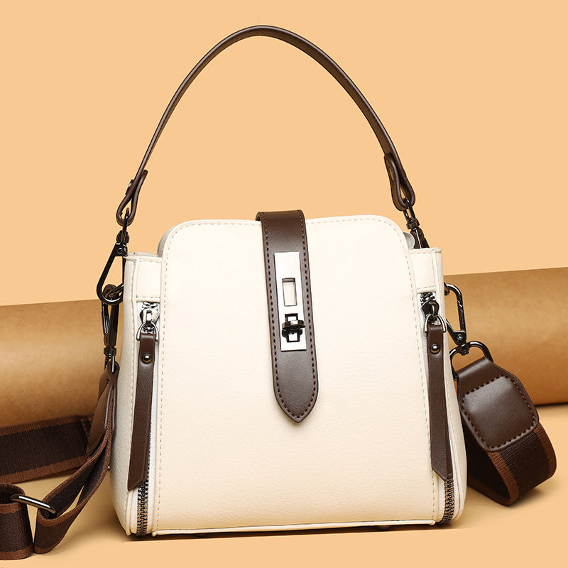 Women's Summer Fashion Soft Leather Large Capacity Crossbody Bags