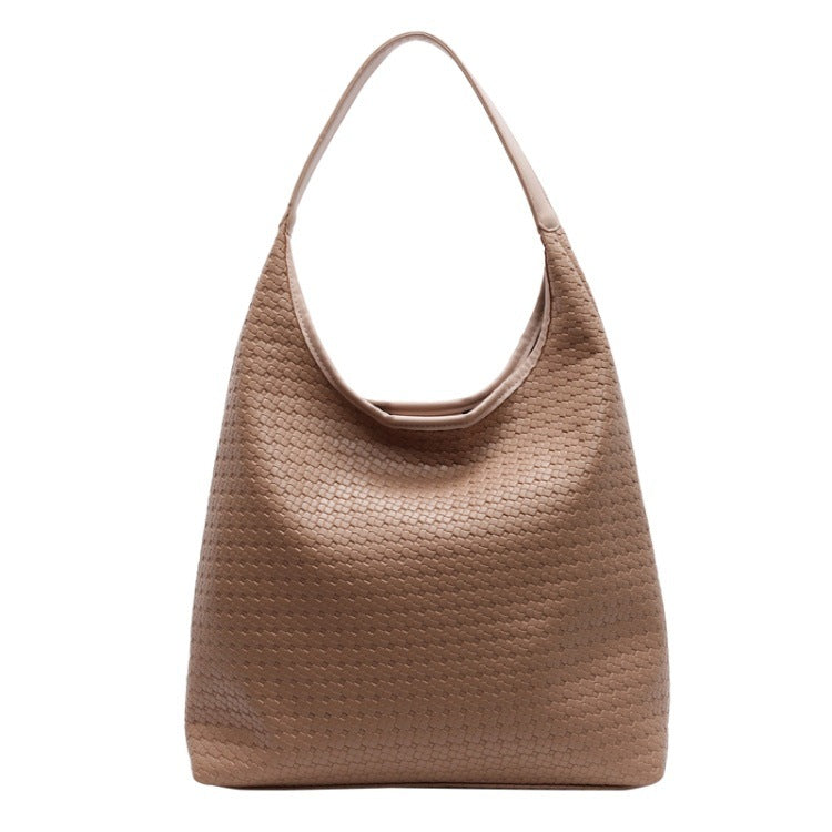 Women's Frosted Vintage Large Capacity Versatile Popular Bucket Bags