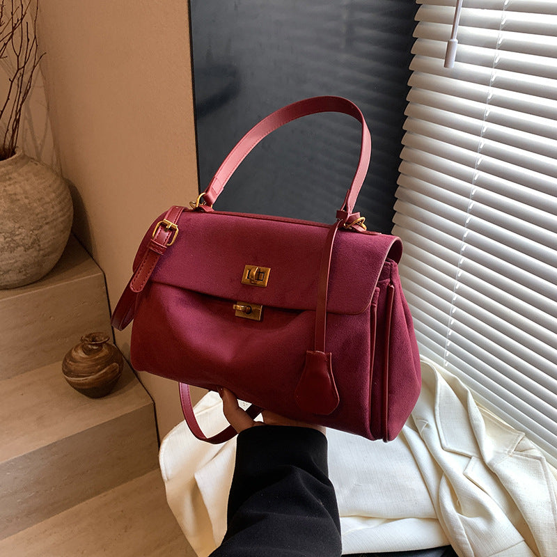 Women's Frosted Vintage Large Capacity Simple Fashion Shoulder Bags