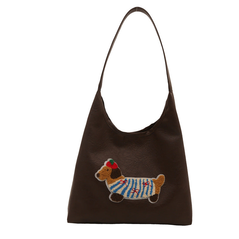 Retro Commuter Large Capacity Female Popular Shoulder Bags